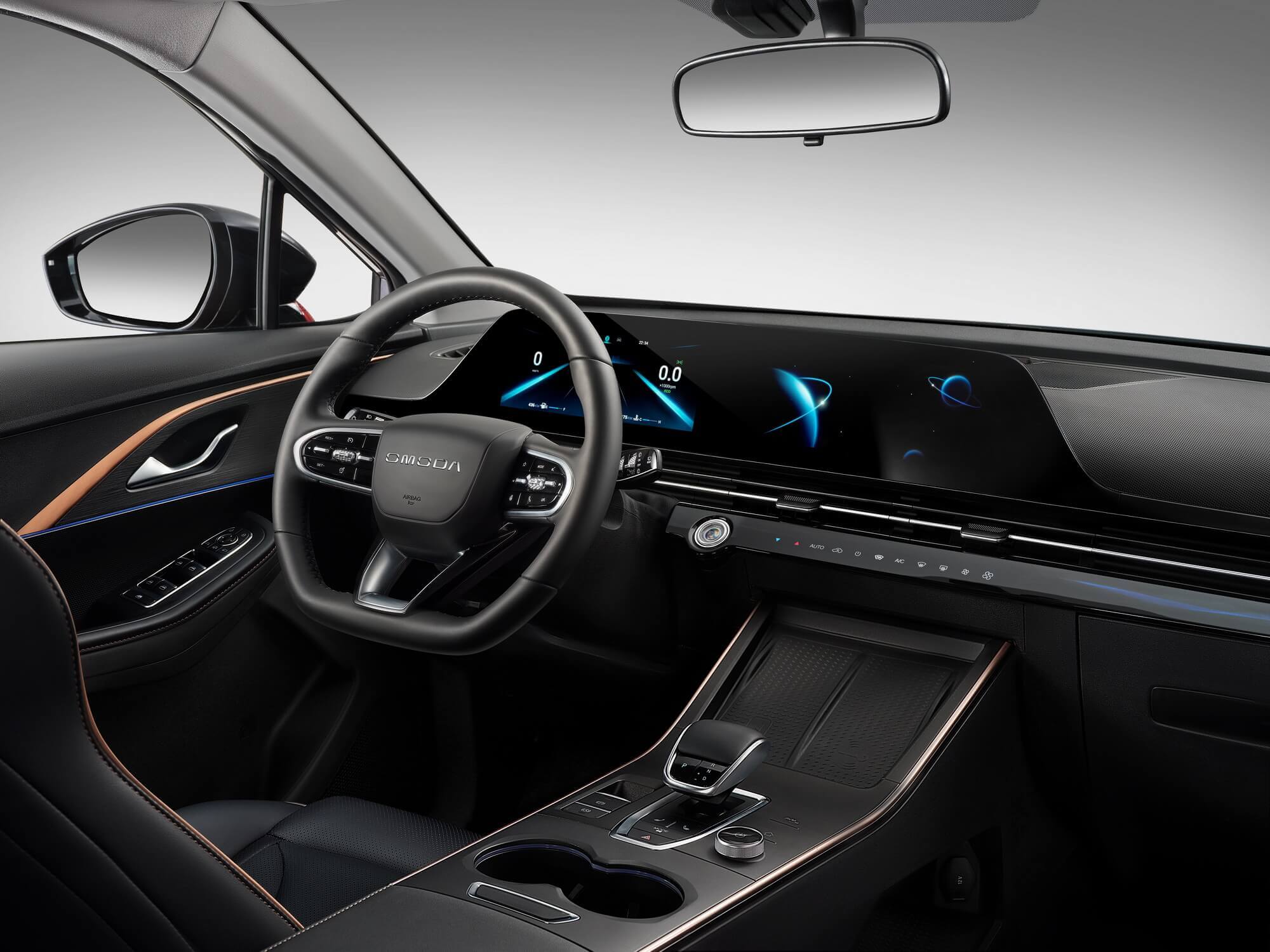 El elegante interior del crossover OMODA